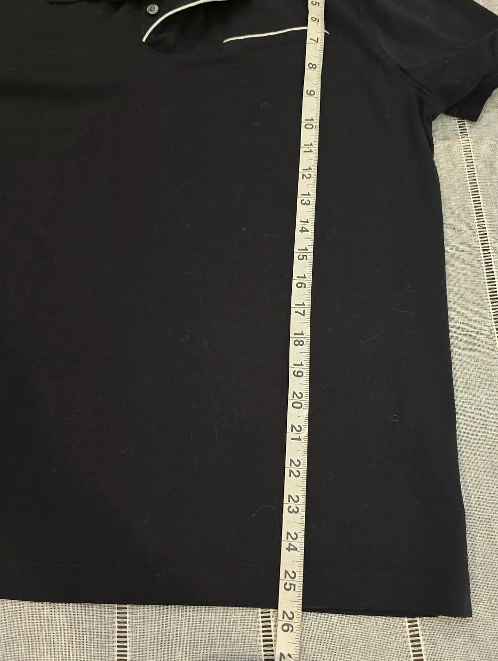 Banana Republic Luxury Performance Polo Shirt Black Size Large